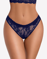 Cute Bow Back Hollow Out Low Rise Panty